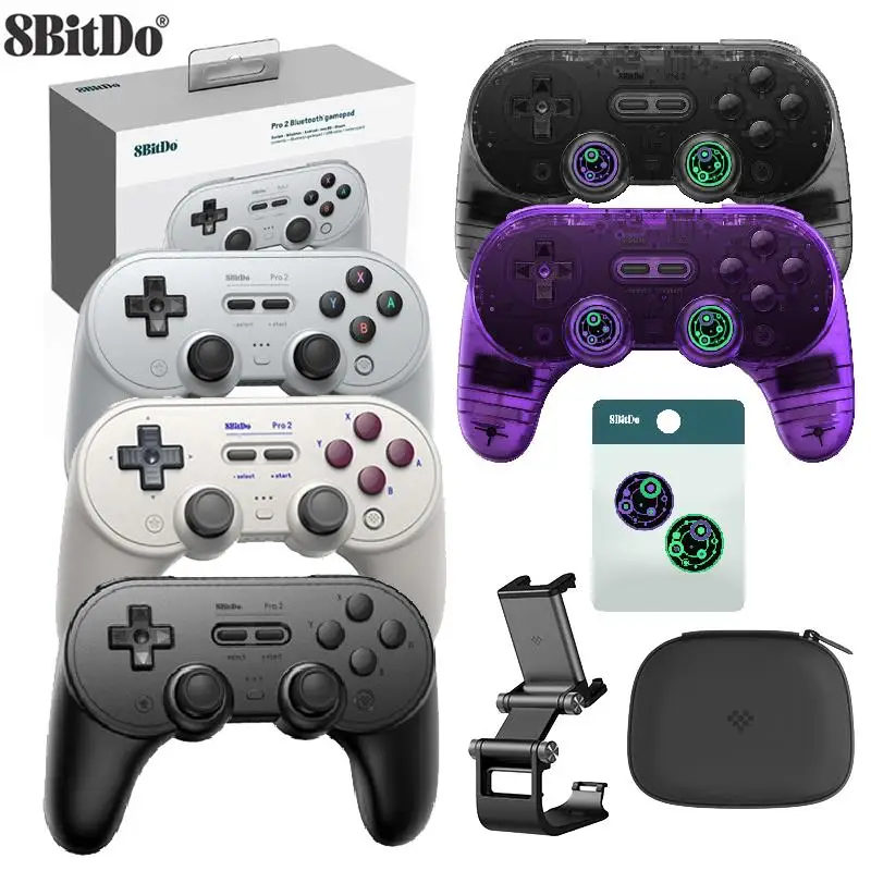 New 8Bitdo Pro 2 Bluetooth Gamepad Control for Switch PC macOS Android Steam For Raspberry Pi For Nintendo Switch Game