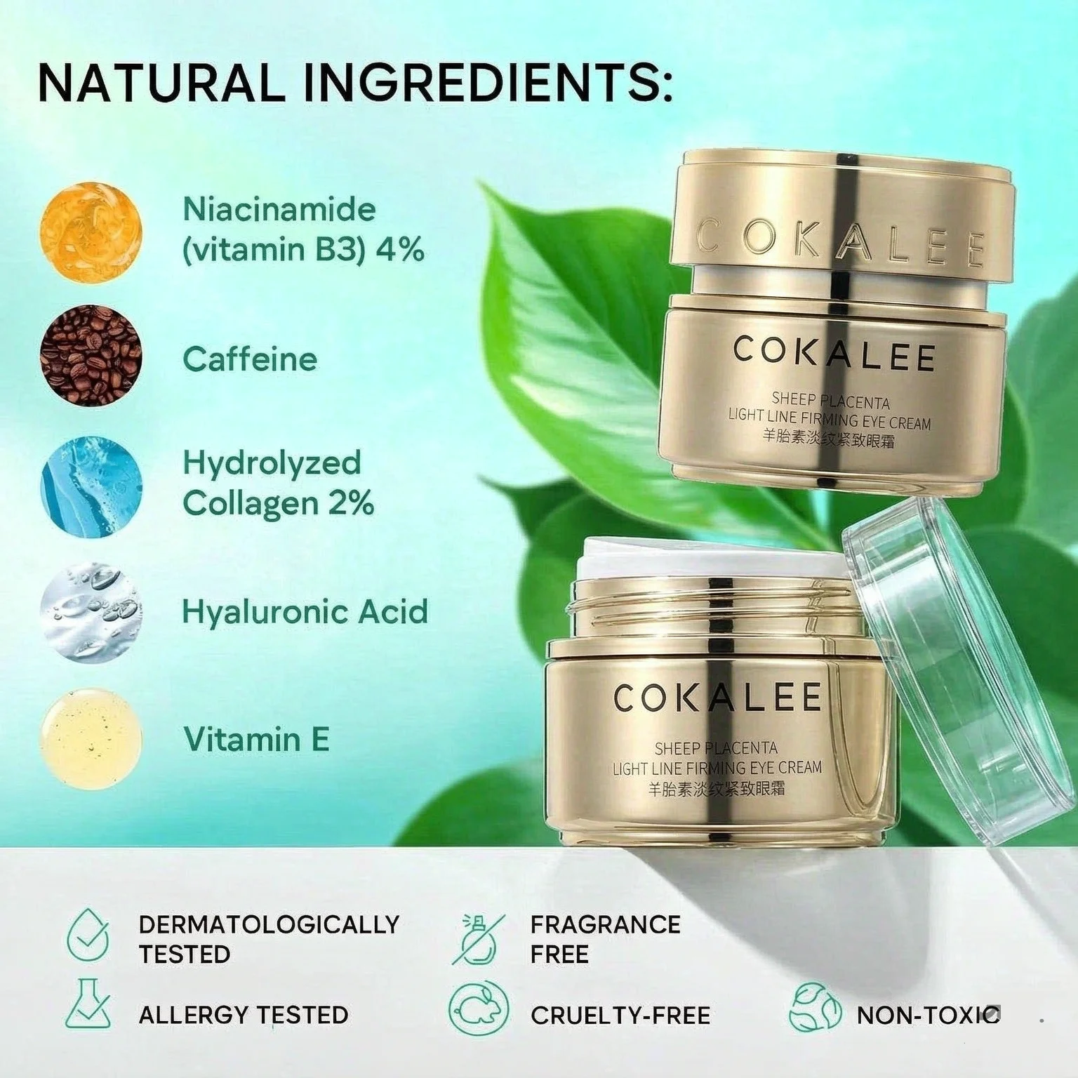 Crema de ojos con extracto de - Placenta Extract Serum reseña y precio