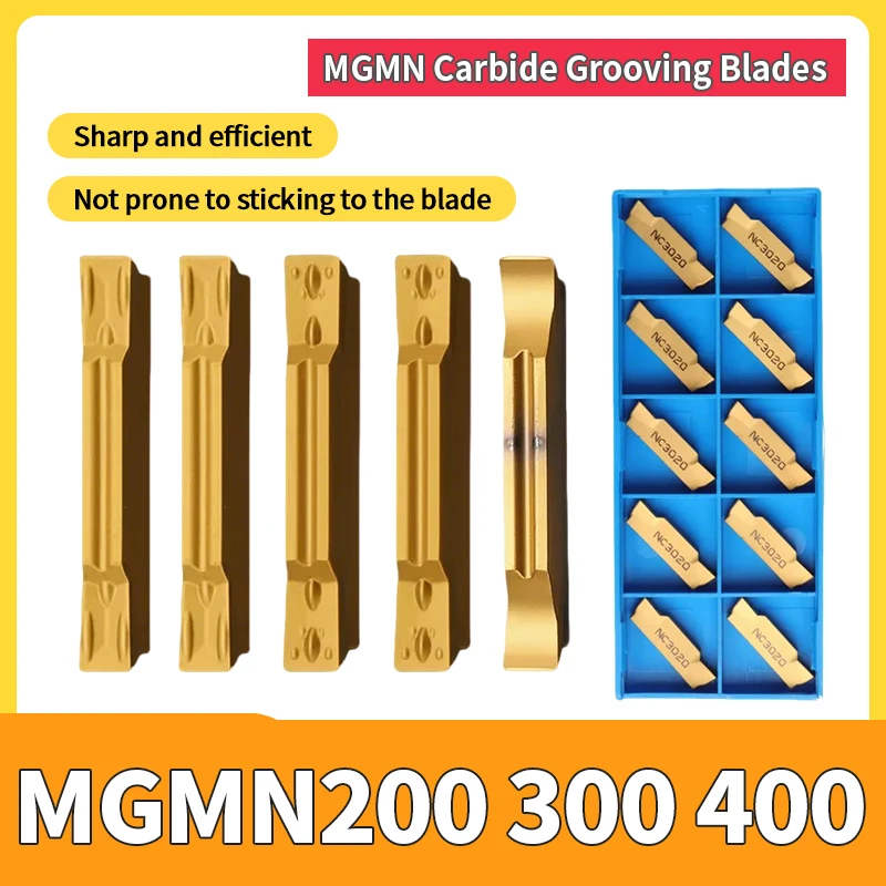 MGMN Carbide Grooving Blades Steel CNC Cutter MGMN200 G MGMN300 MGMN400 MGMN500 Hard Alloy Slotting Indexable Inserts
