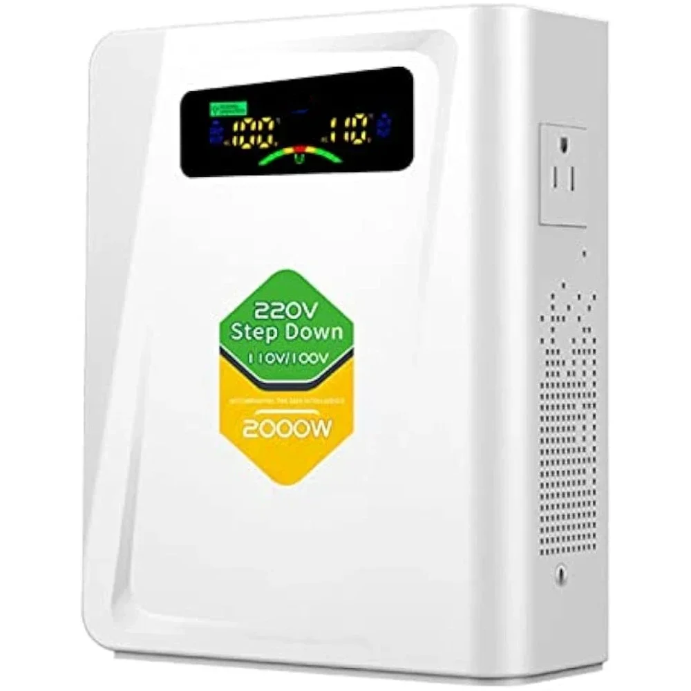 Hot SalesStep Down Transformer 220v To 110v Voltage Converter 2000w, No Noise, Ten Protection Functions, Suit For Juicer, Toaste