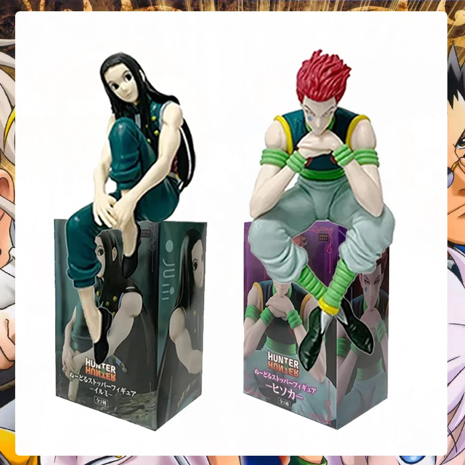 14 cm für Hunter Anime-Figur – Illumi, Hisoka Actionfigur und Nudelstopper, Raumdekoration, PVC-Nudelstopper, Modellspielzeug