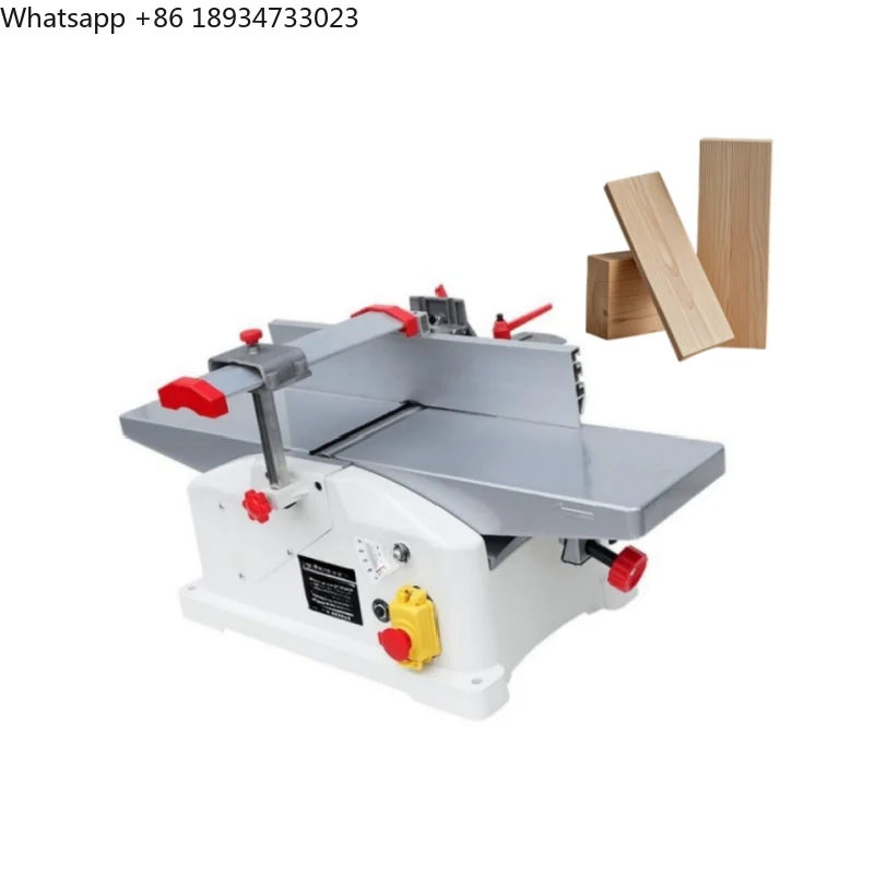 Multifunctional Electric Wood Bench Planer 6in 8in Single Side Jointer Thicknesser Table Saw New Condition Engine Motor Included