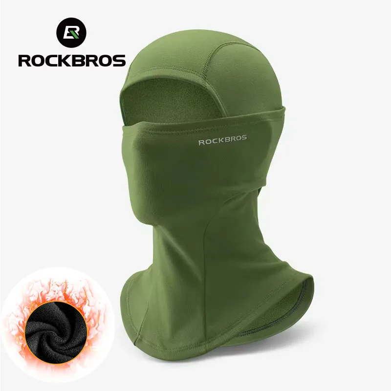 ROCKBROS Winte Maskr passamontagna sciarpa tenere in caldo Moto Cyling maschera pesca sci maschera bicicletta sciarpa Moto sciarpa bici cappello