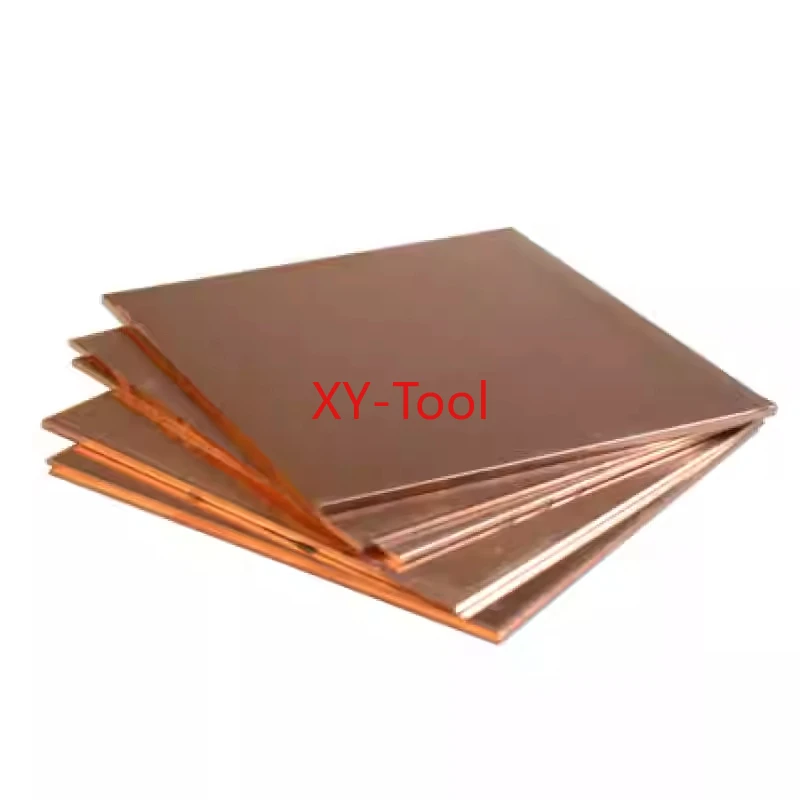 1Pc Thick 0.1-2mm Tin Phosphor Bronze Sheet Phosphor Bronze Board Wear-resistant Elastic Copper Plate Zero Cutting Processing