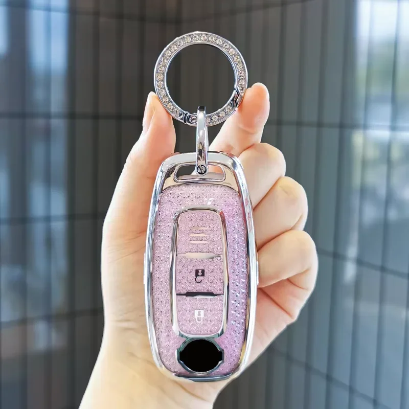 

Suitable for Nissan Teana keycase Sylphy Ariya X-Trail Kicks keycover keyshell keychain 22 and 23 buckle cases for women