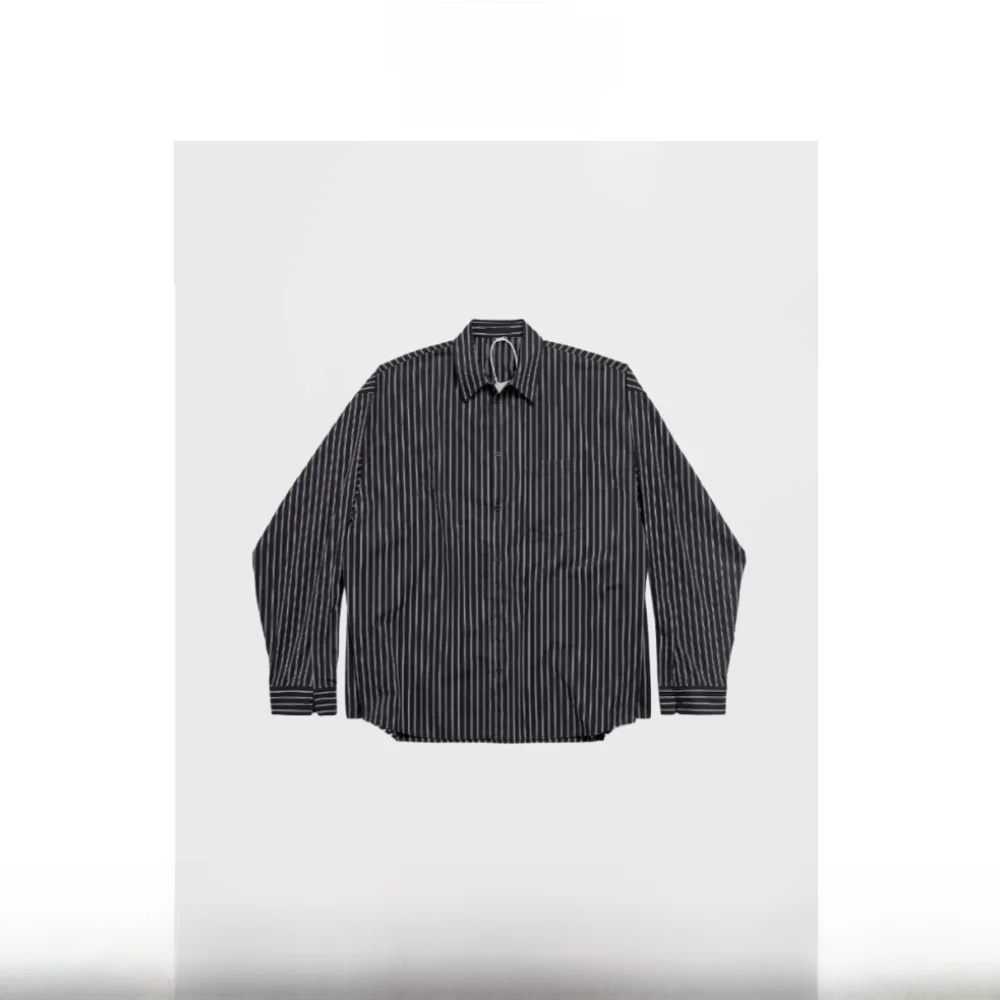 

Loose Fit Striped Color Blo ket Casual irt Men's Collar Long Sve irt Comfortable Breathable Casual Wear