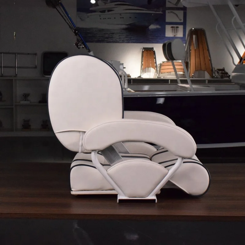 2025년 제조업체 새로운 디자인 맞춤형 가죽 색상 해양 이중 보트 시트 범용 요트 해양 벤치 보트 시트 (팔걸이 포함)