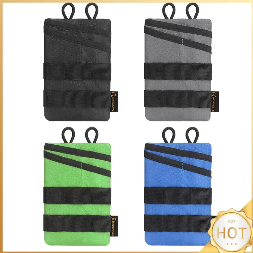 

Lightweight EDC Mini Tool Pouch Oxford Small Tool Storage EDC Pouch Foldable Wear Resistant Organizer for Camping Hiking Sports