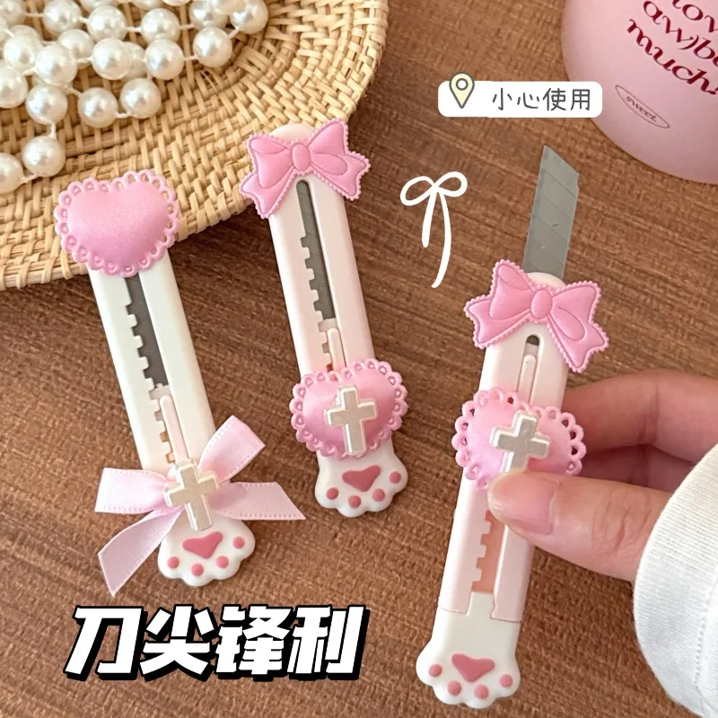 1pc Claw Art Knife Cute Telescopic Knife Craft Knife Secure For Gift Opening Packages Home