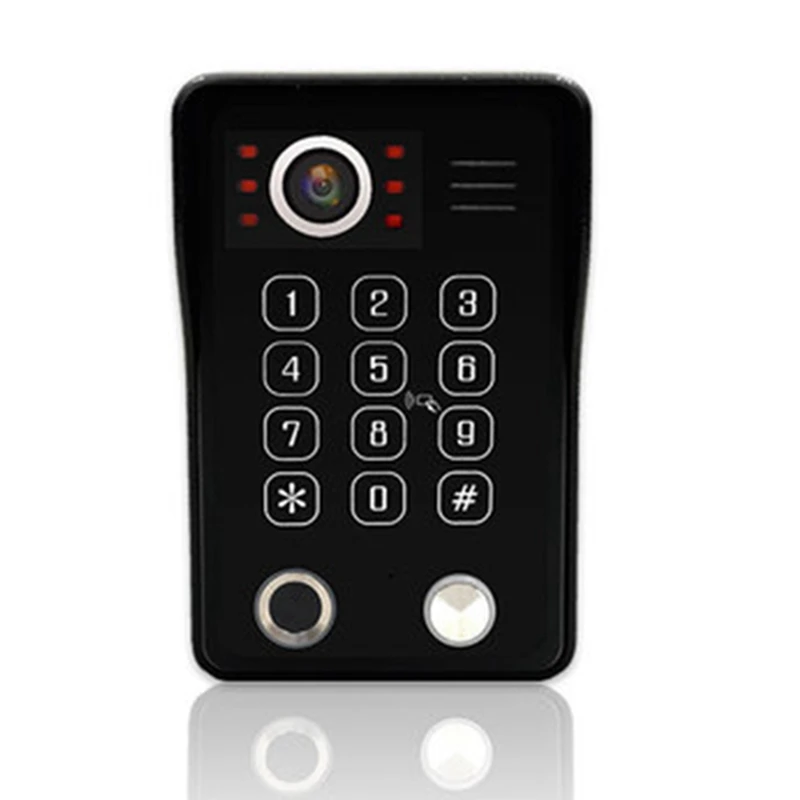 Fingerprint 5In1 Unlock Wifi Doorbell Video Intercom System 1080P Touch Monitor Security Protect