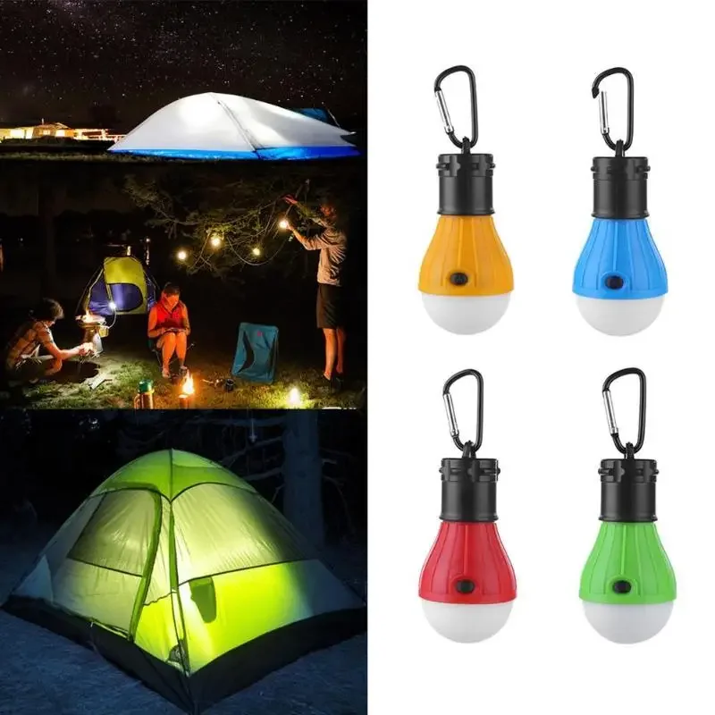 Outdoor Camping Tent Light, Portable Lantern, LED Bulb, Hanging Soft Light, SOS Emergency Lamp, Portable Travel Tools