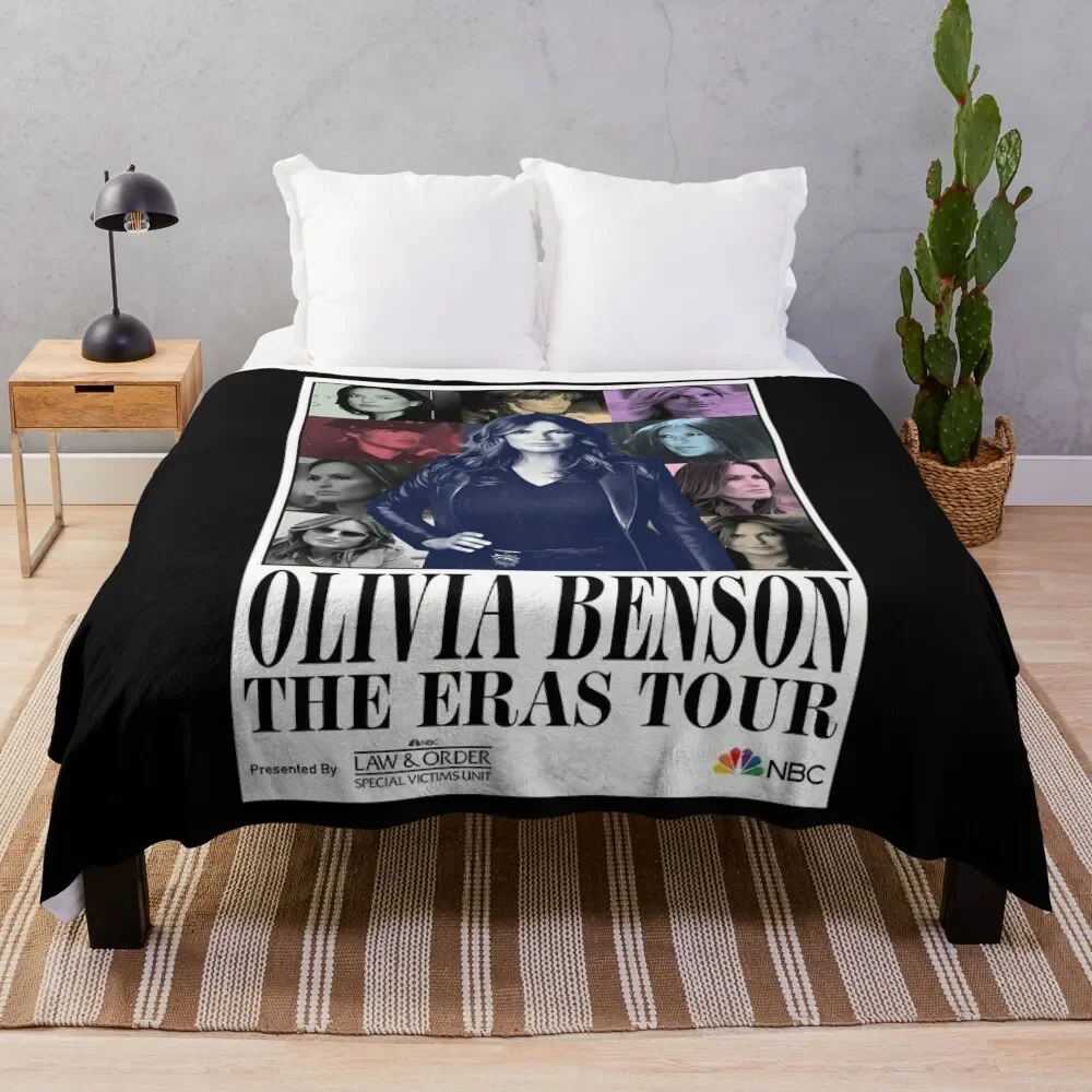 

Olivia Benson Eras Tour Throw Blanket Bed linens Furrys Bed covers Decorative Throw Blankets