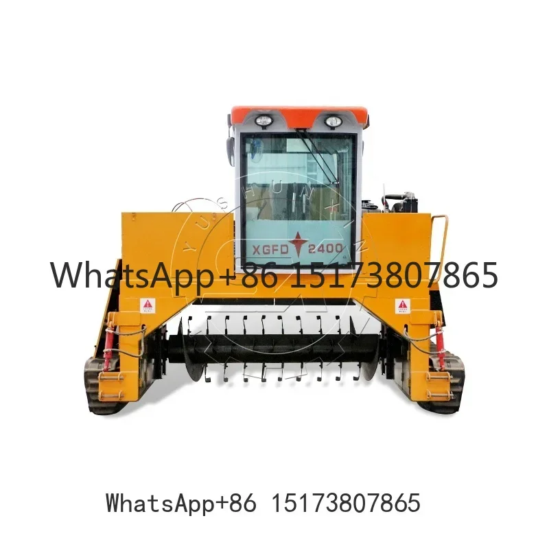 

Organic fertilizer fermentation machine Windrow Compost Turner for Farm Manufacturer