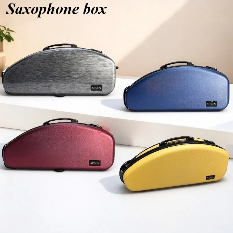 Waterproof Saxophone Case with Password Lock Treble Alto Tenor Saxophone Box General Brass Band Handbag Portable Instrument Bag