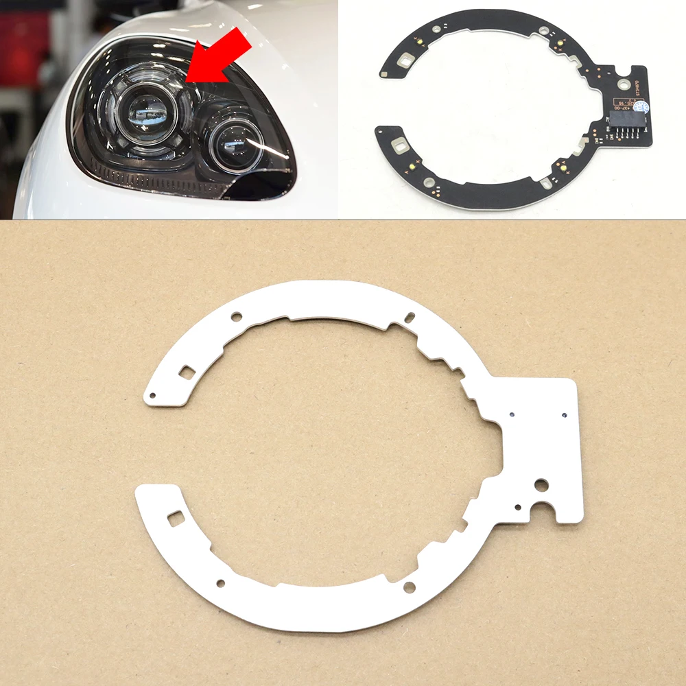 

For Porsche Panamera Cayenne Macan 718 Cayman Boxster Car White Light Headlight headlamp DRL LED Circuit Lightsource Chip Board