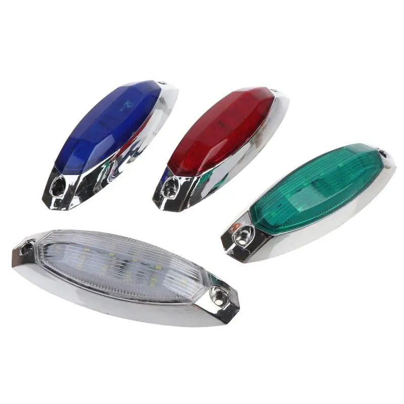 LED Yacht Marine Lights 1Pc Multi Color Waterproof Chrome Housing for Sailboat Fishing Boat Night Sailing