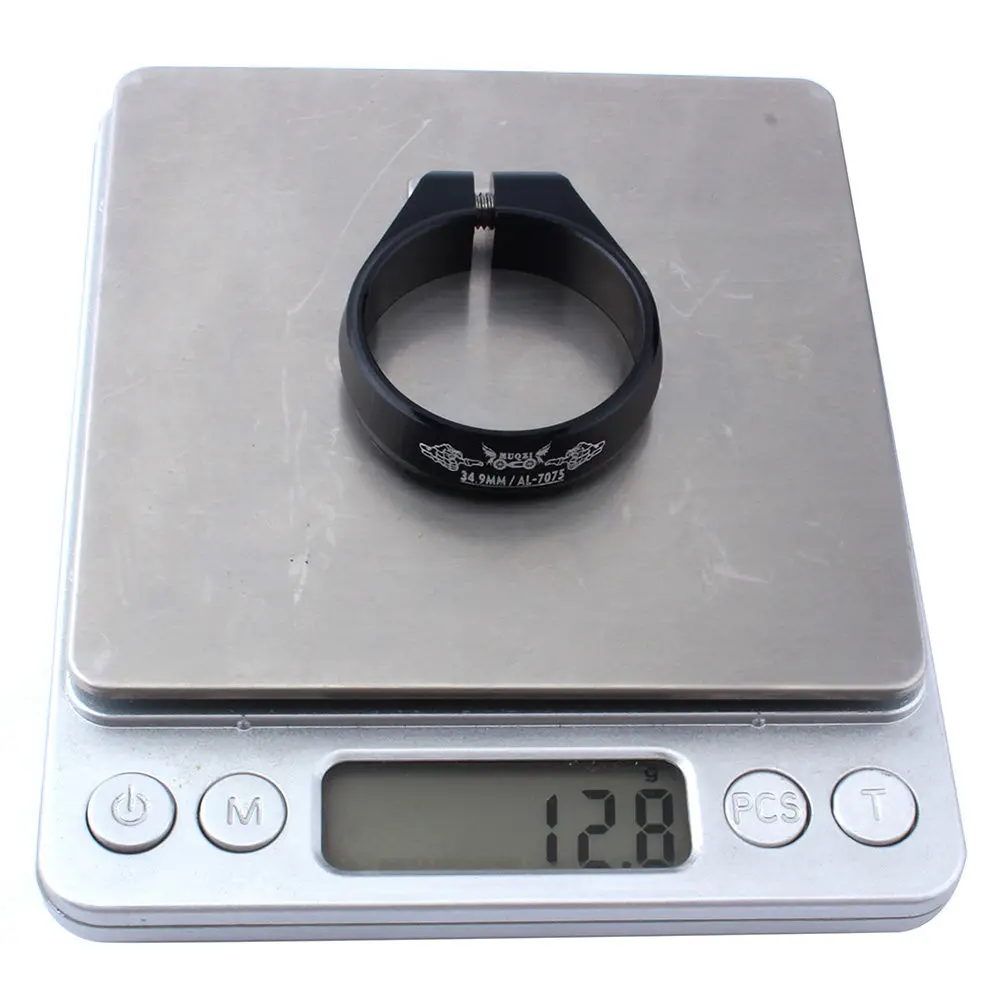 

Зажим для седла из алюминиевого сплава 34,9 мм, обработанный на ЧПУ, легкий, прочный, для подседельного штыря 30,4-31,6 мм, с надежной фиксацией, для шоссейного велосипеда, черный