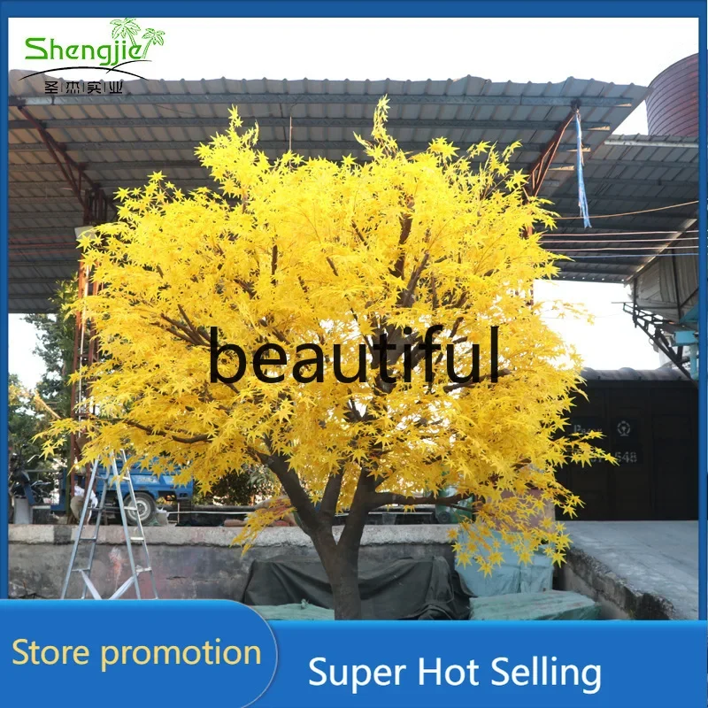 

zH Outdoor landscaping maple simulation yellow maple fake maple