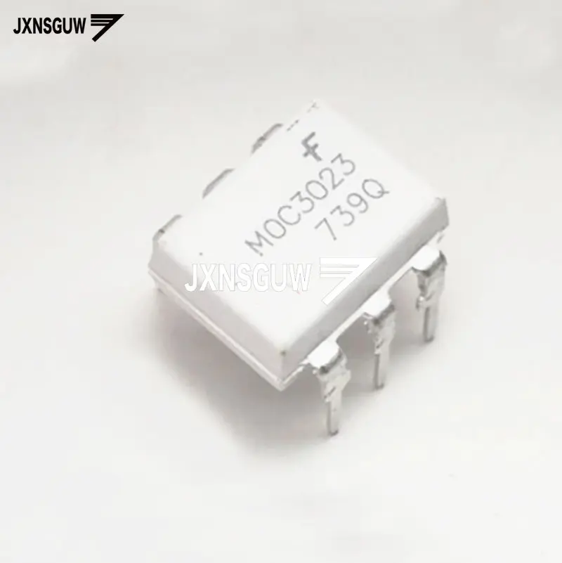 

50PCS NEW Original MOC3023M DIP-6 Optocoupler MOC3023 White Optocoupler 3023 Three Terminal Bidirectional Thyristor Output