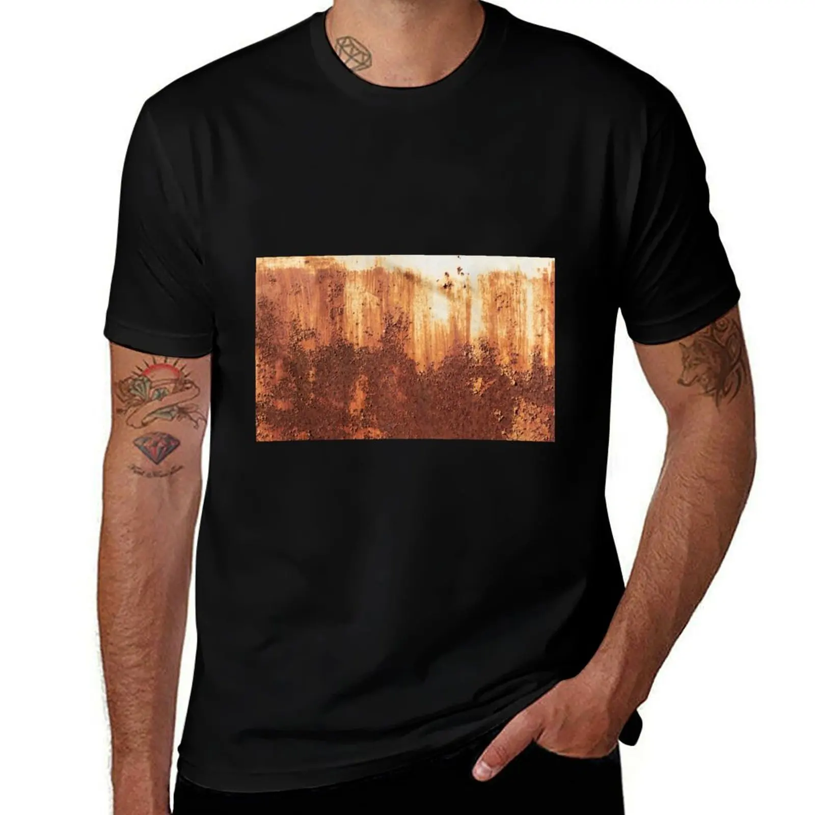 

Rust T-Shirt cute tops basketball graphic tees sweat designer t shirt men