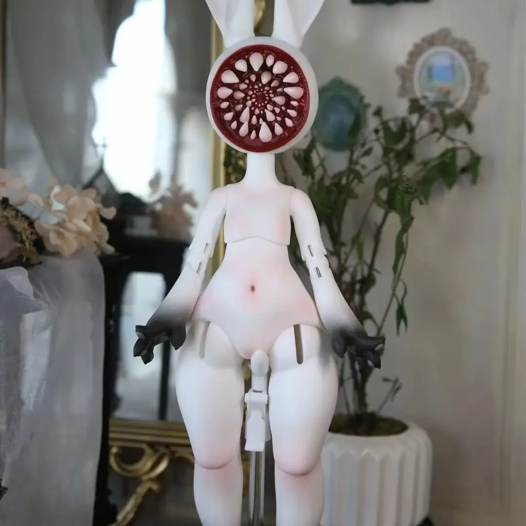 2025 Newsd BJD 1/6 35cm Height Premium Resin fashion animal mask Skull rabbit high quality doll of in-stock makeup