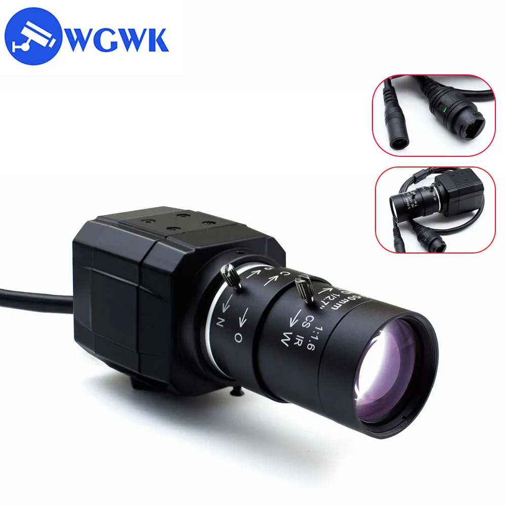 

WGWK High Quality 2/4MP 1080P HD Onvif Mini Camera 10X Zoom 5-50mm Lens Industrial Webcam Home Security Protection Surveillance