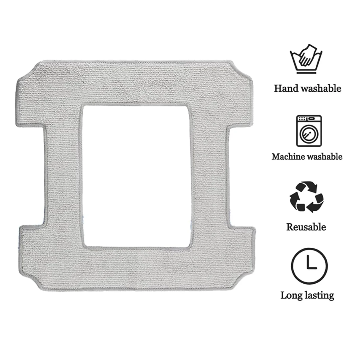 Parti per aspirapolvere Cuscinetti per pulizia per Winbot W1 / W1 Pro W2 / W2 Omni Panno in microfibra di ricambio