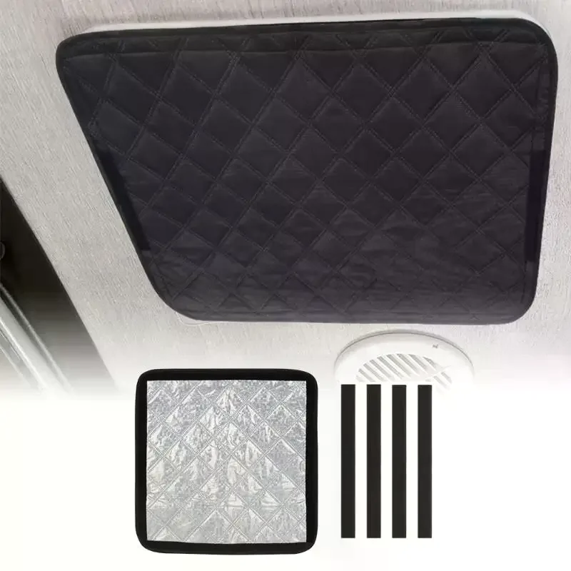 Couverture de ventilation de toit de caravane pliable et isolante, pare-soleil réfléchissant la chaleur, protection anti-UV pour camping-car, remorque, pièces de VR