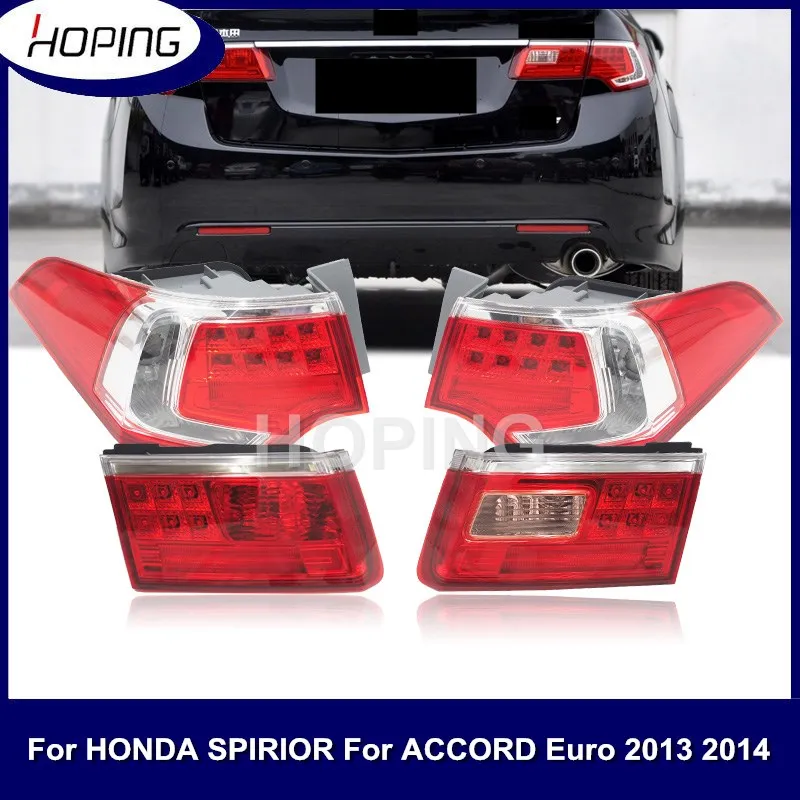 

Hoping Rear Bumper Taillight Assy For HONDA Spirior For Accord Euro CU1 CU2 2013 2014 LED Rear Brake Stop Signal Lamp