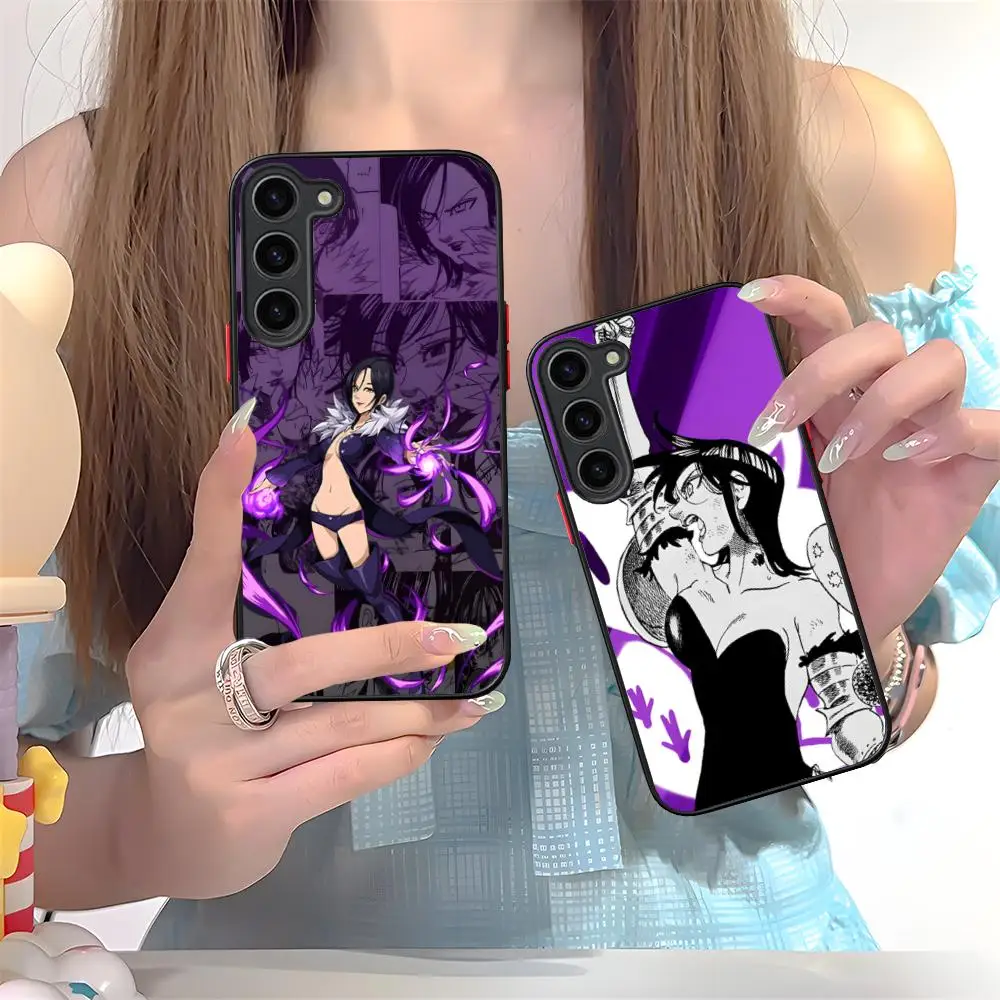 Seven Deadly Sins Merlin Phone Case for Samsung Galaxy S26 S25 S24 S23 S22 S21 Plus FE Ultra Skin Feel Shockproof Cover - view 5
