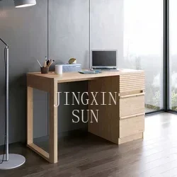 Wooden Home Children Study Table Organizer Frame Modern Computer Desk Kids Designs For Student HS1V
