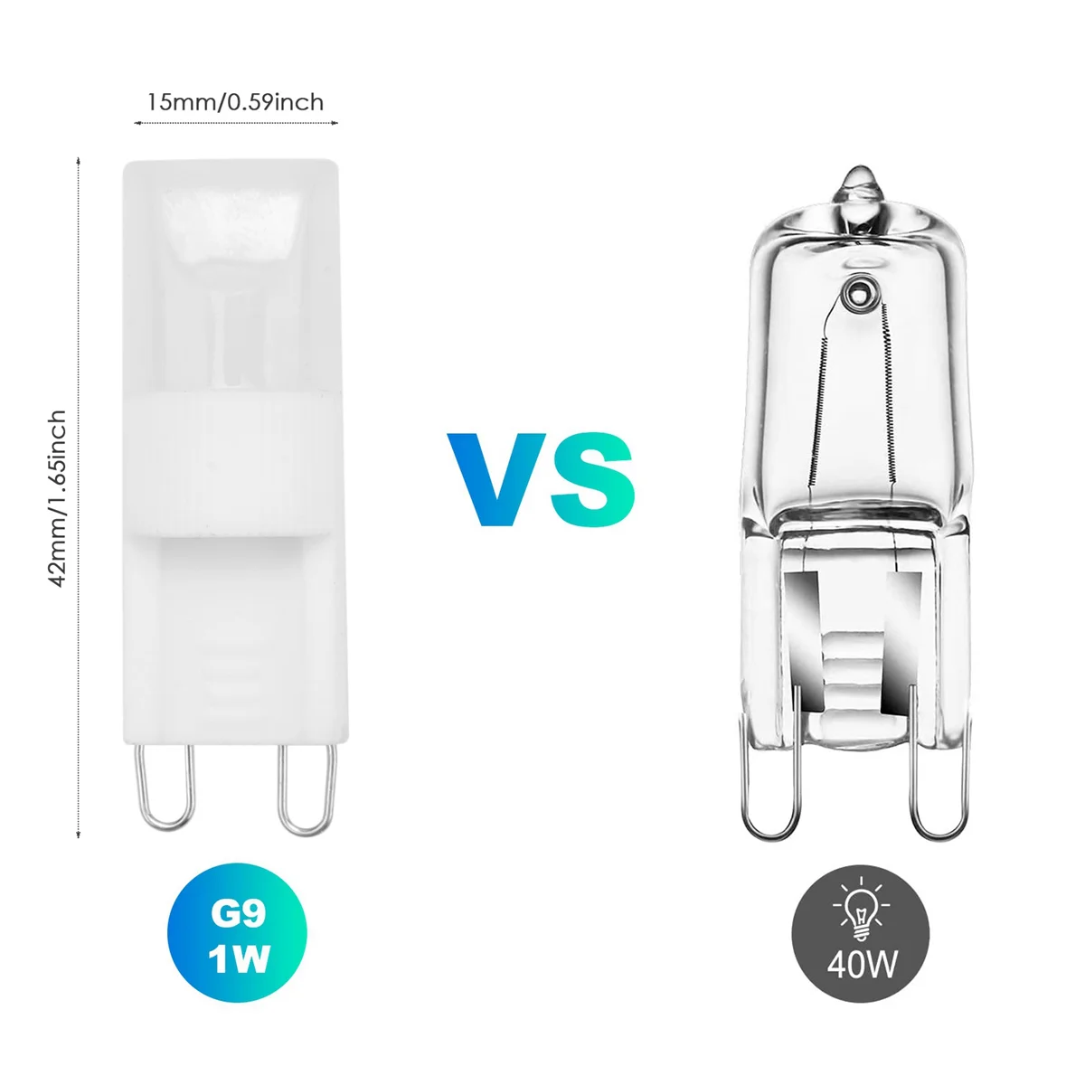 A71P 6X G9 الدافئة الأبيض LED لمبة ضوء المصباح عالية الطاقة العارض 1 واط التيار المتناوب 220-240 فولت الساخن
