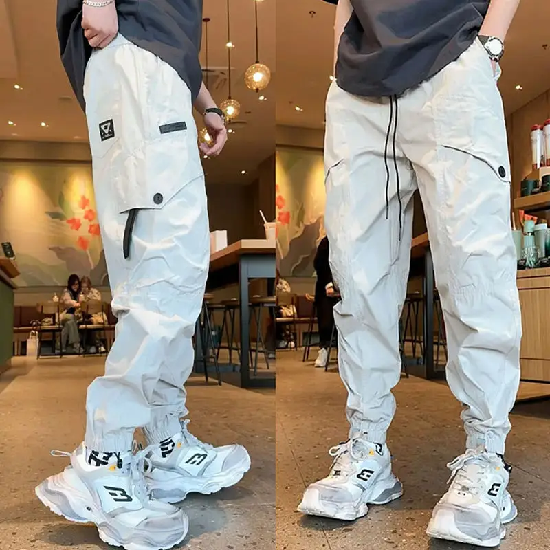 

Spring and Autumn New American Legged Work Pants Men's Loose and Versatile Harun Pants Outdoor Breathable Casual Pants