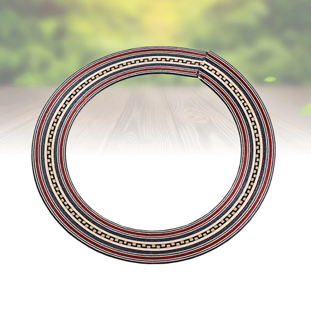 

Classical Oral Flower Sound Hole Decal Texture Guitar Rosette Wooden Inlay Decals Abalone