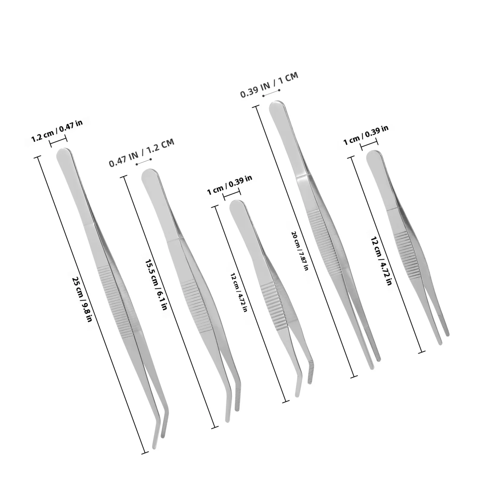 5 قطعة مجموعة ملاقط البستنة الفولاذ المقاوم للصدأ أدوات زراعة صغيرة للعصارة المدمجة حديقة أداة اليد زراعة عملية #4