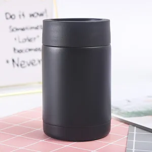 يمكن تبريد زجاجة البيرة المصنوعة من الفولاذ المقاوم للصدأ ، معزولة بطبقة مزدوجة ، عقد الكولا ، شرب حارس بارد مع فتاحة زجاجات ، 12 أونصة أفضل 10 آيس كريم بيرة محمول مبيعا - رقم 1