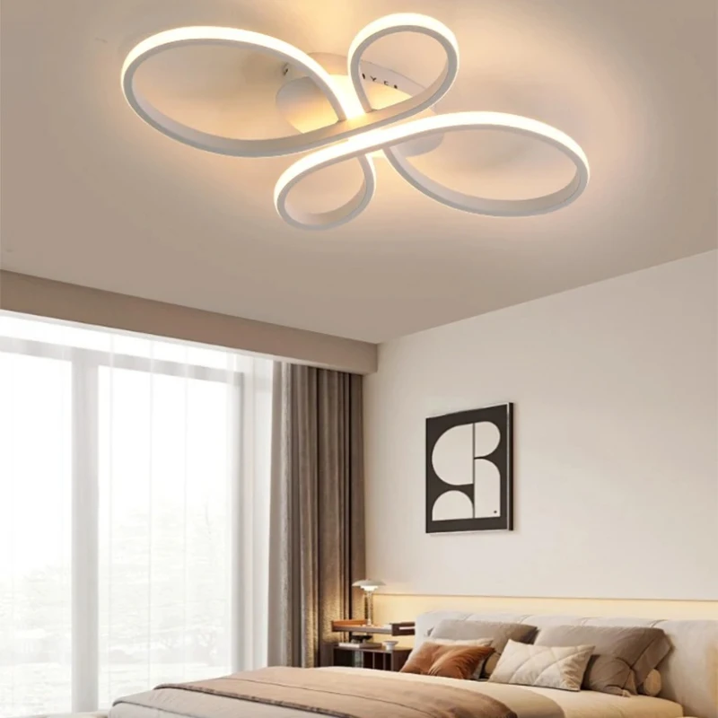 الحديثة بسيطة باهتة شنقا الاكريليك مصابيح السقف إكسسوارات ديكور منزلي لغرفة المعيشة اكسسوارات المطبخ #4