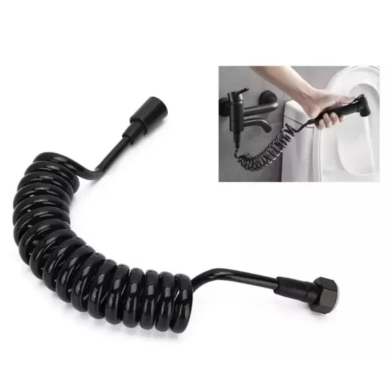 Spring Shower Nozzle Sprinkler Hose Soft Hoses Flexible Telescopic Tube Toilet Bidet Spray Pipe 1.5M/2M/3M