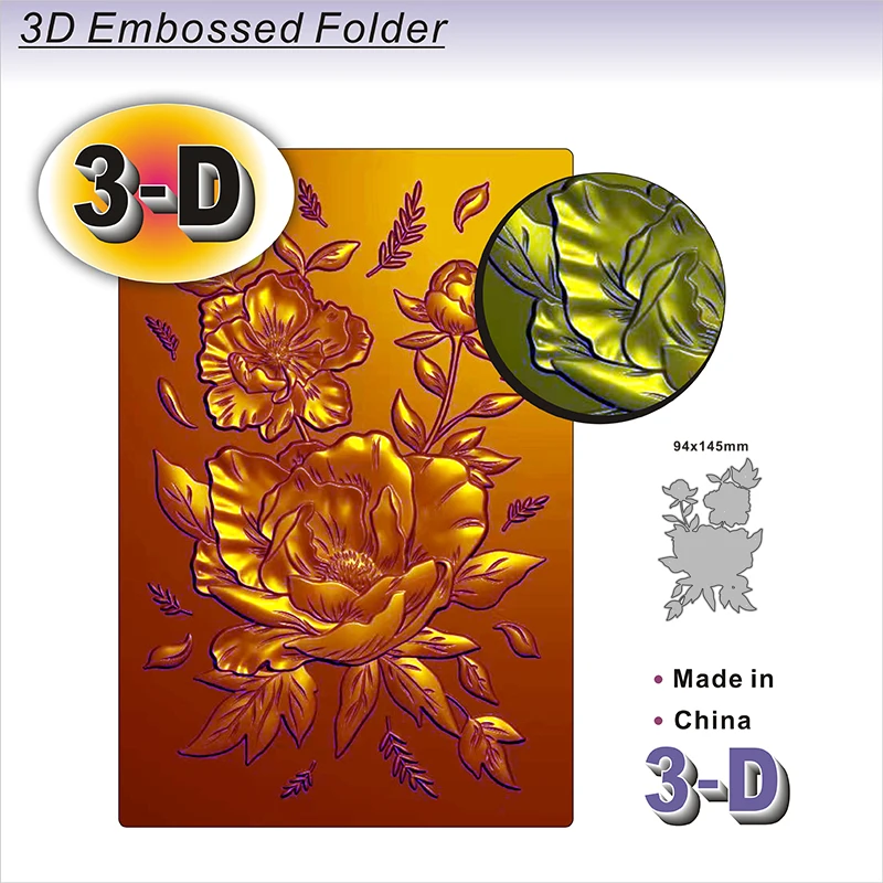 New Gemini Bouquet Embossing Folder And Mold Set Transparent Embossing Plastic Board Designed For Diy Paper Cuttings Mold Clippi