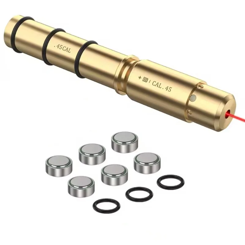 Tactical Laser Boresighter .22LR/.177/ 9MM/ 6.5MM/6MM/308/7.62/.45/.40/.25/.27 Caliber for Pistol Rifle Scope Laser Collimator