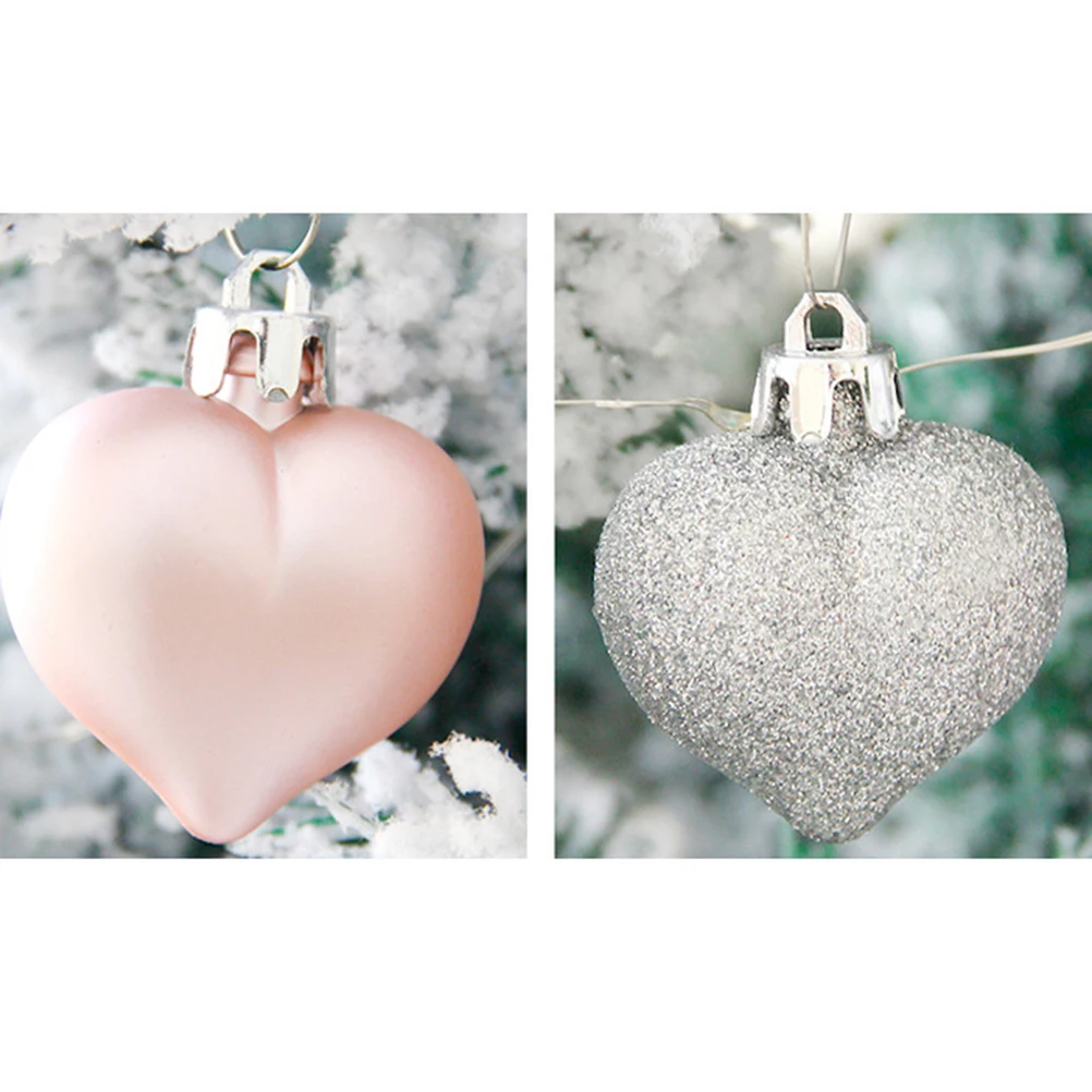 

50 Pcs Christmas Ball Pendant Red Tree Decorations Hanging Ornaments for Home Holiday Festive Atmosphere Accessories