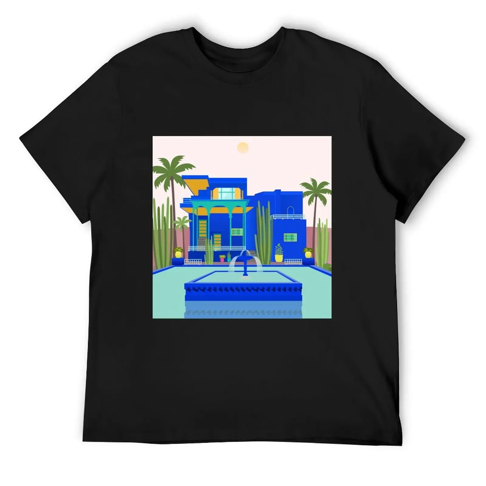 Jardin Majorelle T-Shirt new edition rapper graphic tees mens fashion