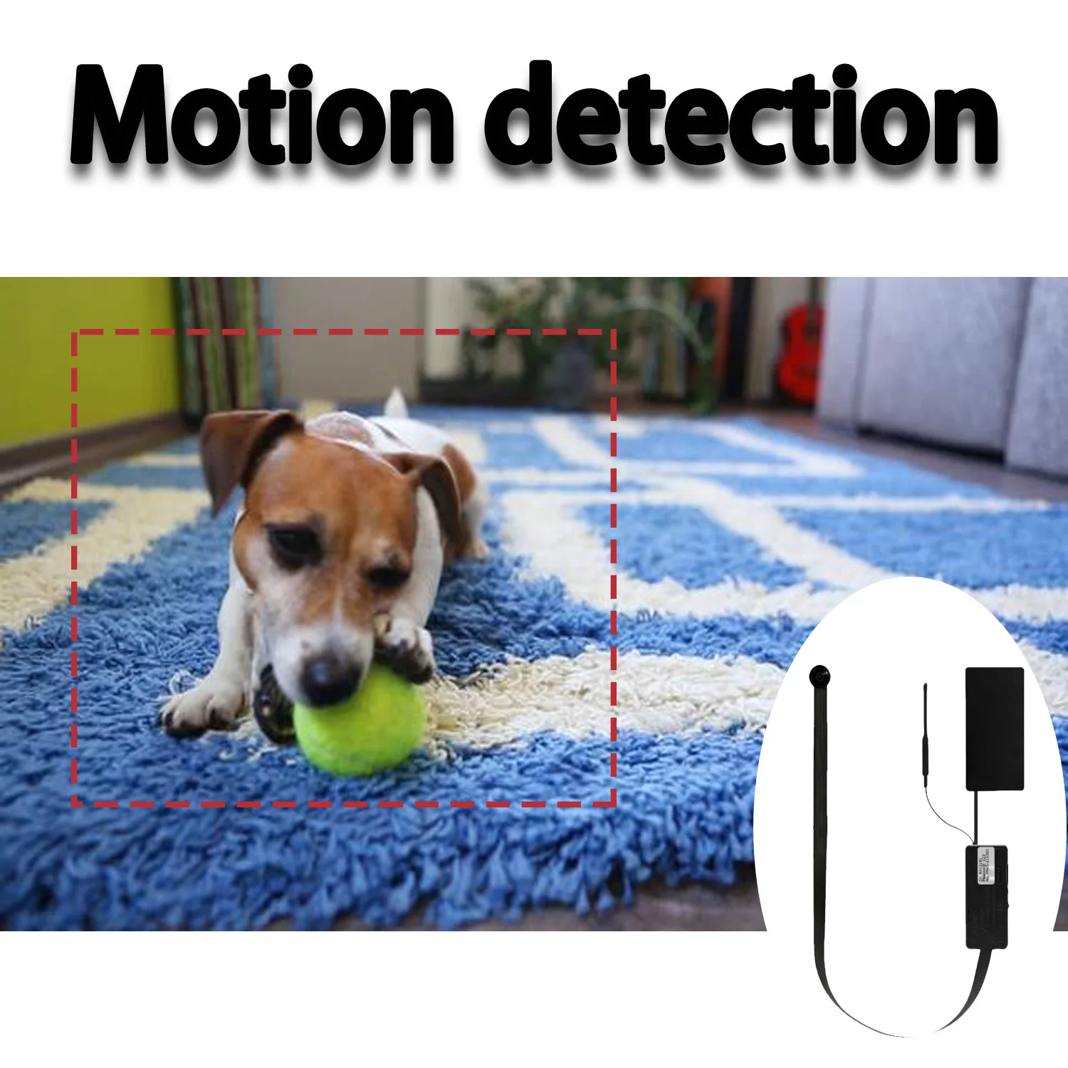 كاميرا A5 DIY 1080P HD WI-FI مع ثلاثة أزرار لاسلكية للتحكم في التطبيقات الداخلية كابل شحن USB يدعم كشف الحركة مناسبة