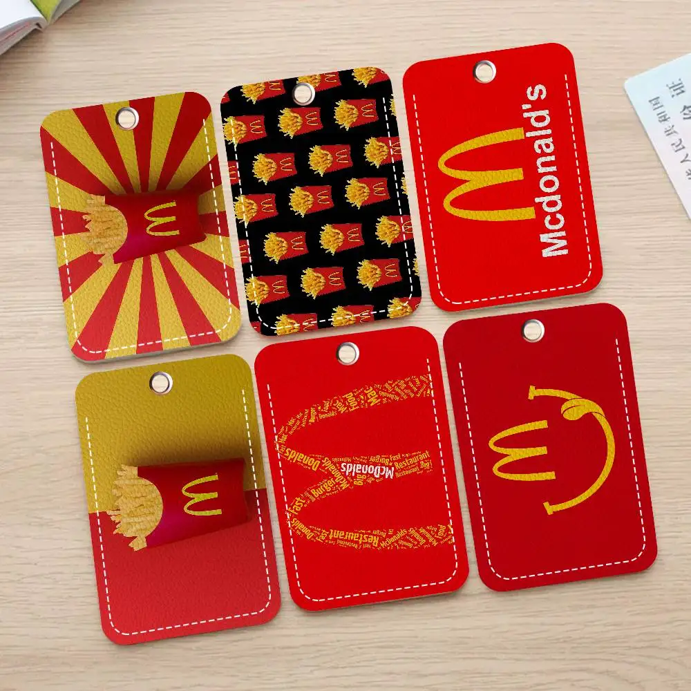 

Знаменитый стильный картхолдер M-MCDONALD-S, подходит для банковских, деловых, рабочих карт, кредитных карт, удостоверений личности, бейджей, ключница-держатель.