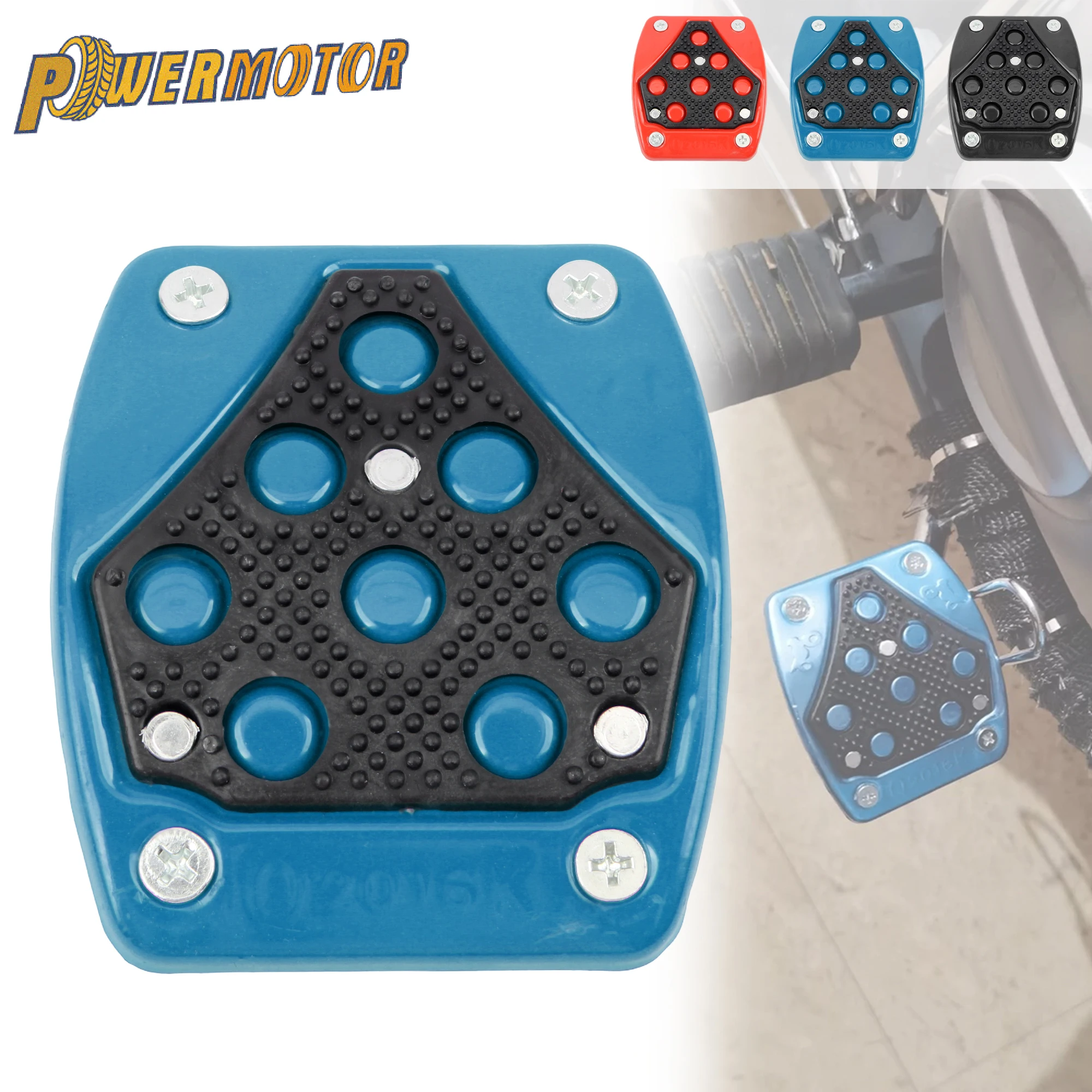 Universal Motorrad Antislip Bremspedal Abdeckung Rutschfeste Fußstütze Fuß Peg Bremspedal Für Roller ADV Cafe Racer Dirt Bike Teile