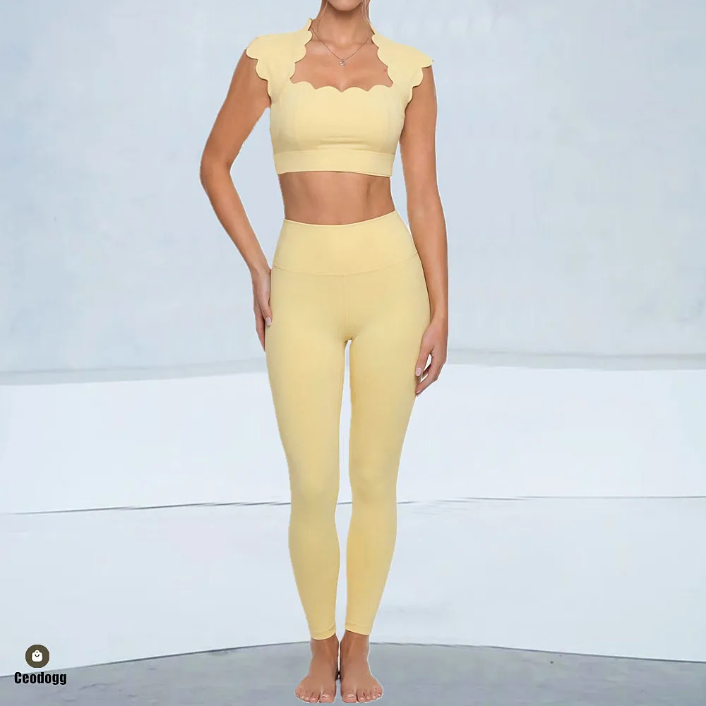 2-個パッドヨガセット女性ジムフィットネススポーツウェアランニングトレーニング服タイツブラジャー戦利品レギンストラックスーツアクティブウェア-xp16