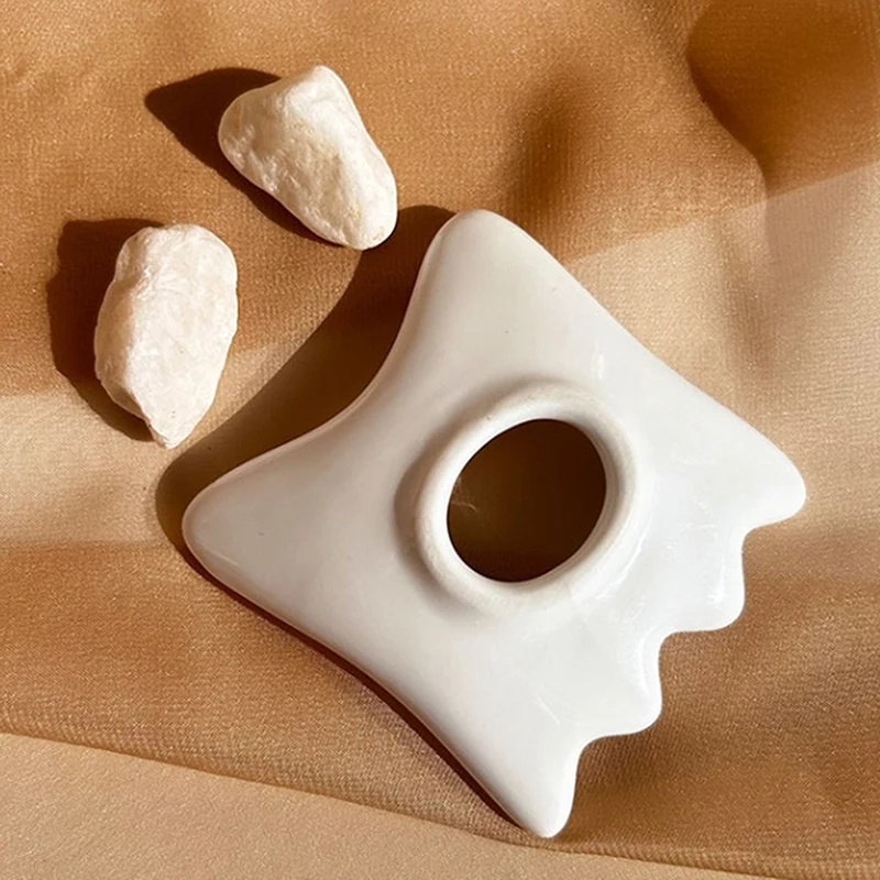 

Ceramic Facial Scraping Tool Ceramic Gua Sha Board Anti Aging Facial Skin Care Reducing Dark Circles Removal