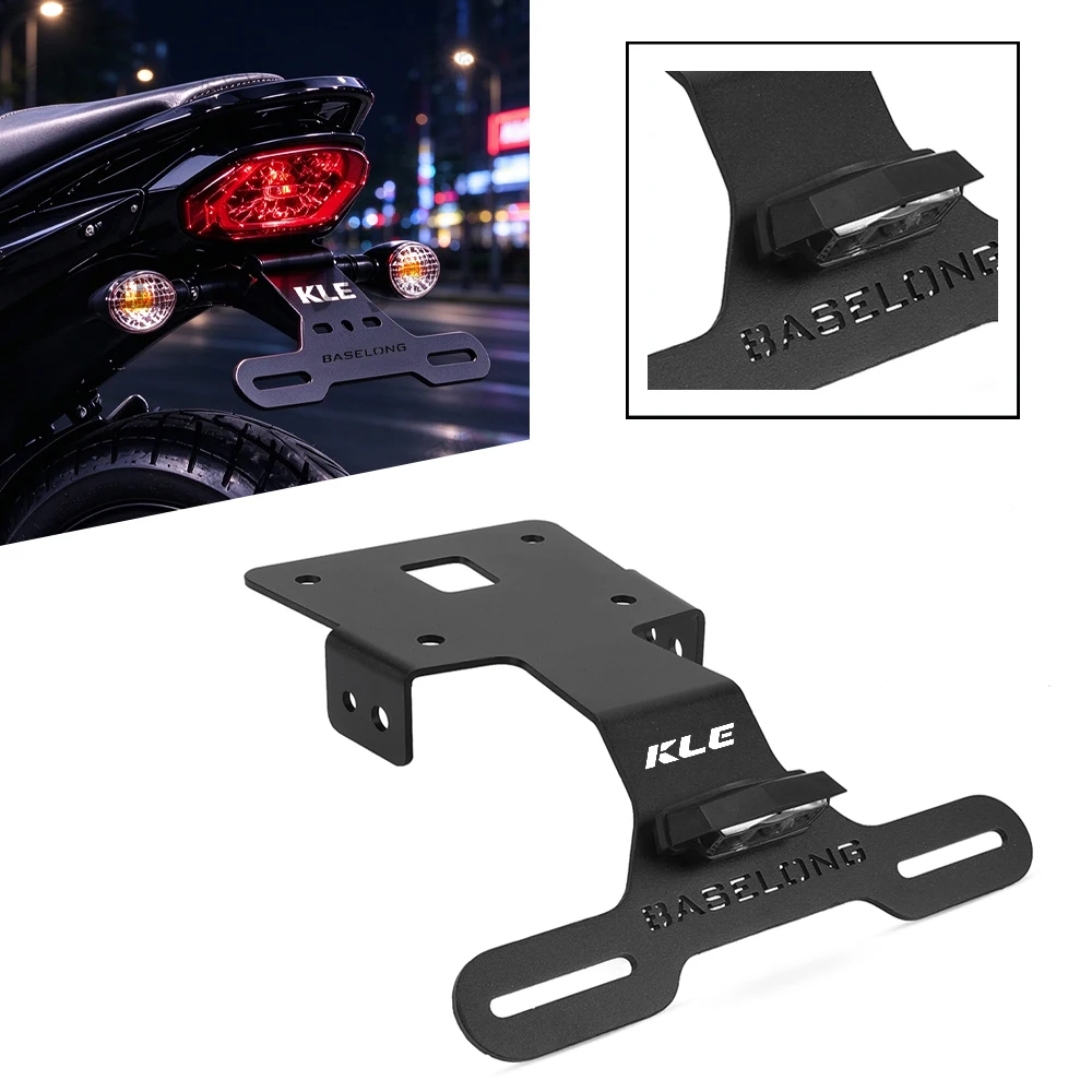 For Kawasaki KLE500 SE 2026 2027 2028 Motorcycle Rear Number Plate Holder Support Fender Eliminator Tail Tidy KLE 500 SE Parts