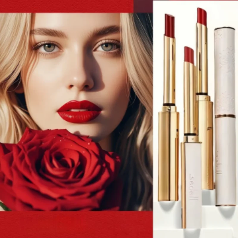 전문가용 벨벳 립스틱 틴티드 립밤 립 스테인 모든 피부톤용 보습 영양 립스틱 여성용 팩