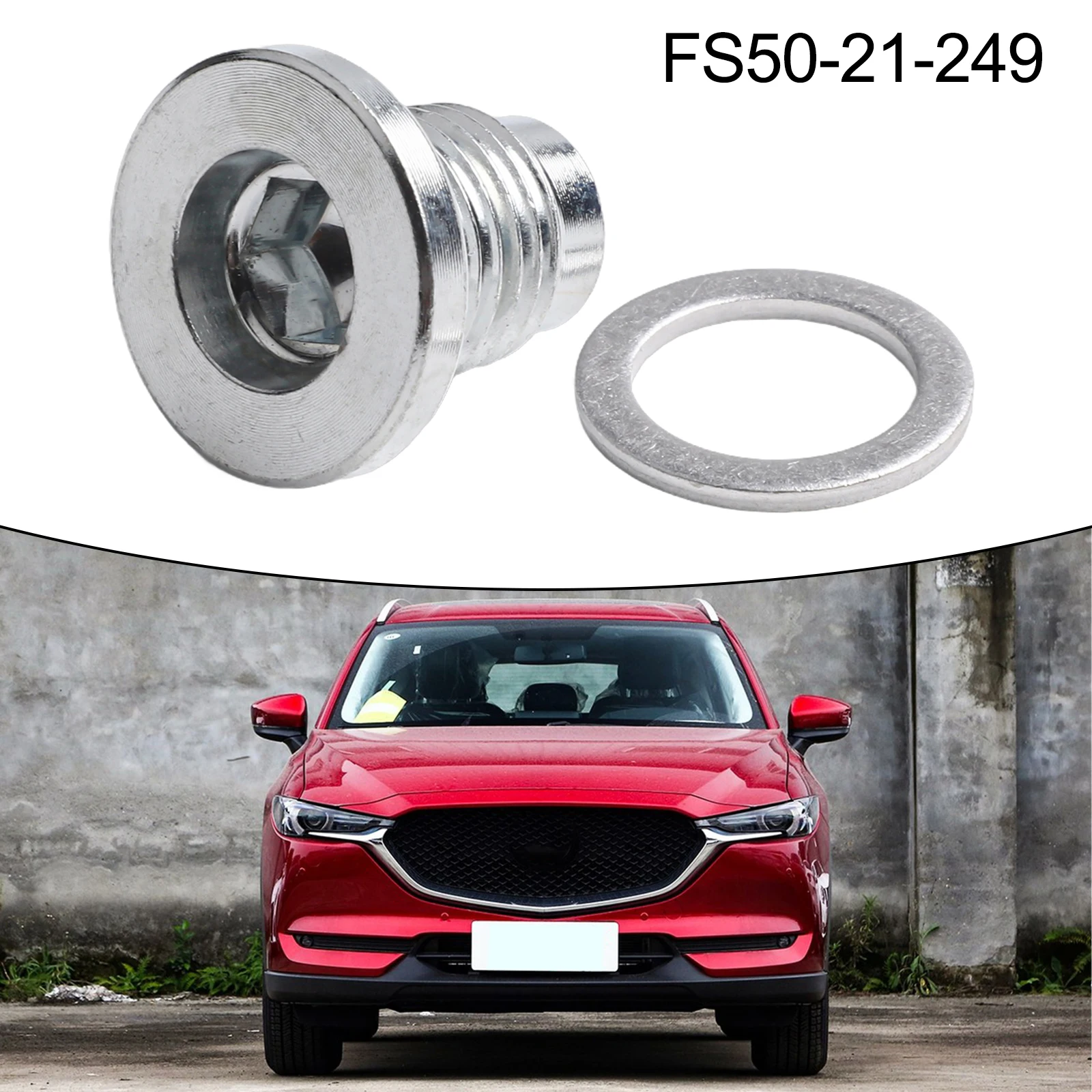 Metal Oil Drain For Mazda For 3 Sport For Miata For CX5 For RX8 FS5021249 OEM Number FS5021249 Engine Component